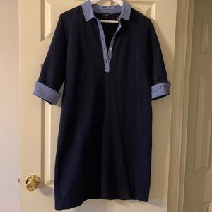 Talbots Navy Polo Dress